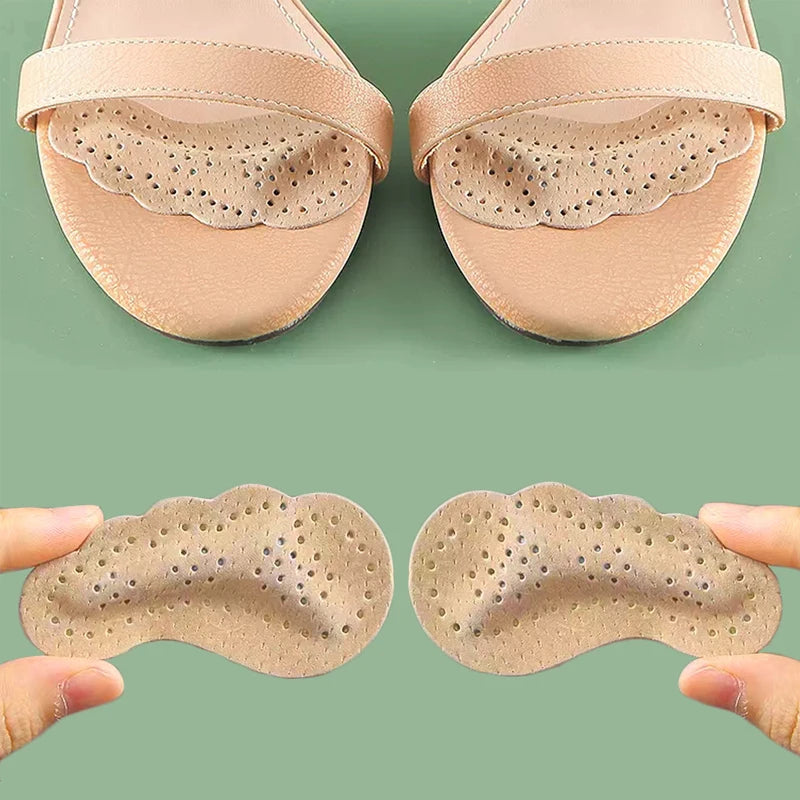 Coussinets avant-pied antidérapants en cuir – Talons hauts & sandales, auto-adhésifs
