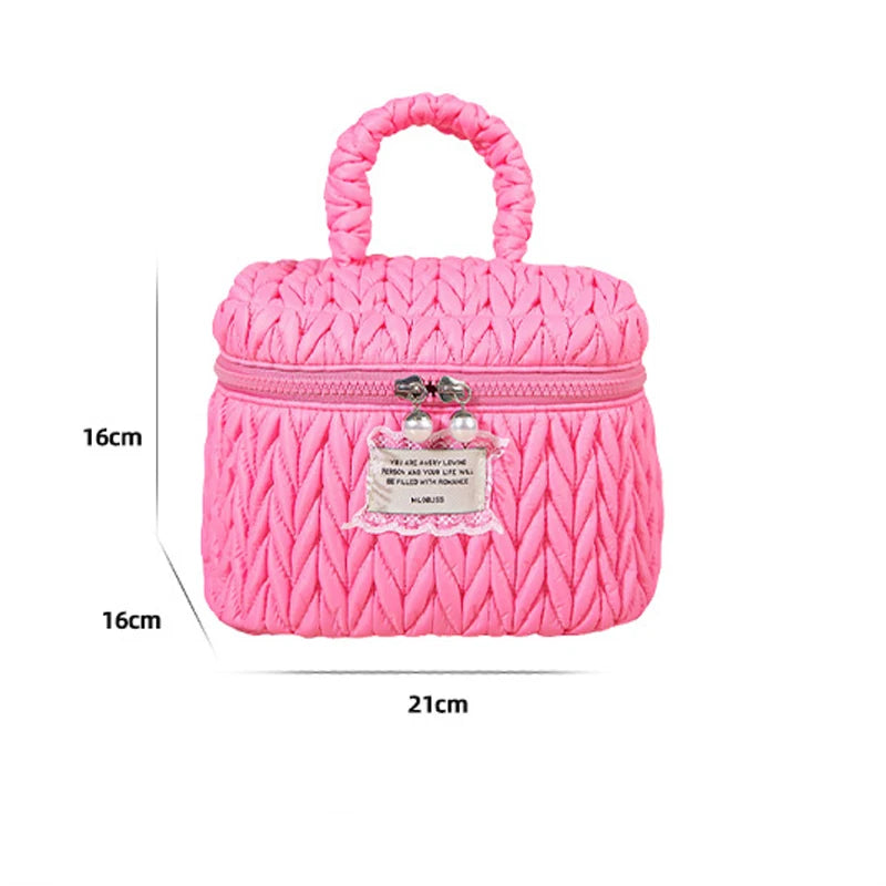 Trousse maquillage grande capacité –  voyage & quotidien 5 coloris