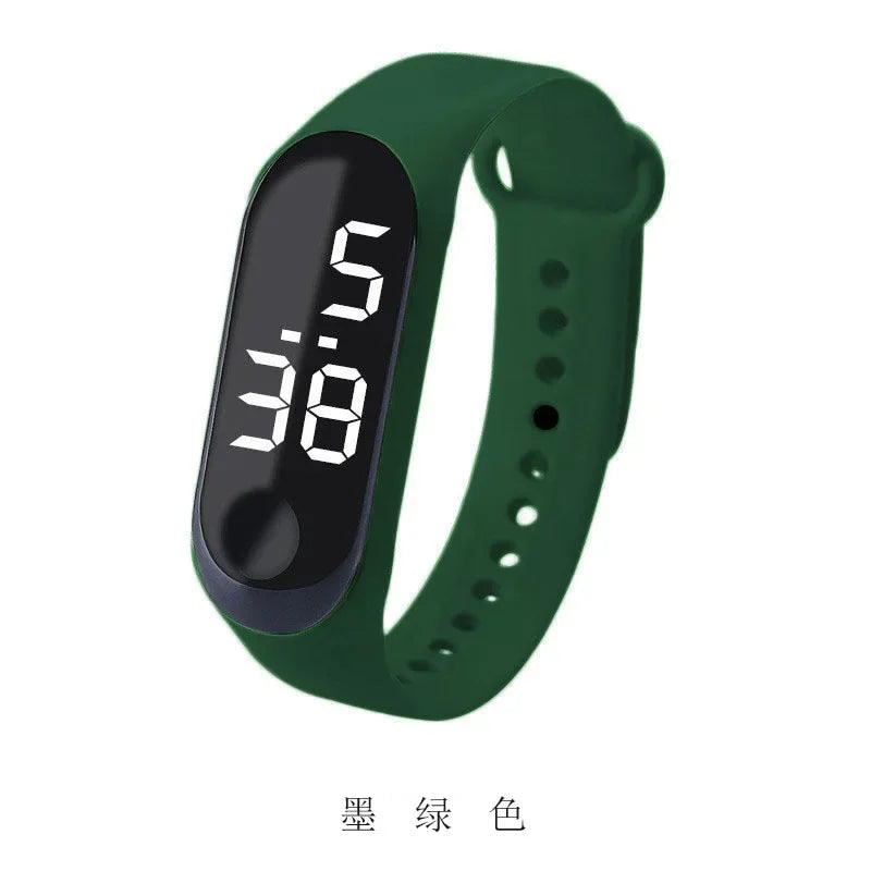 Montre digitale LED femme – Bracelet silicone sport & casual – Plusieurs coloris
