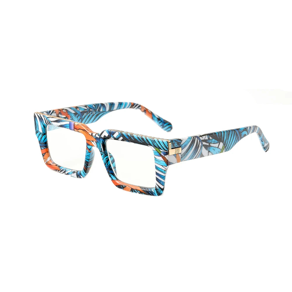 Lunettes de lecture carrées anti-lumière bleue UV400 – Plusieurs coloris & corrections