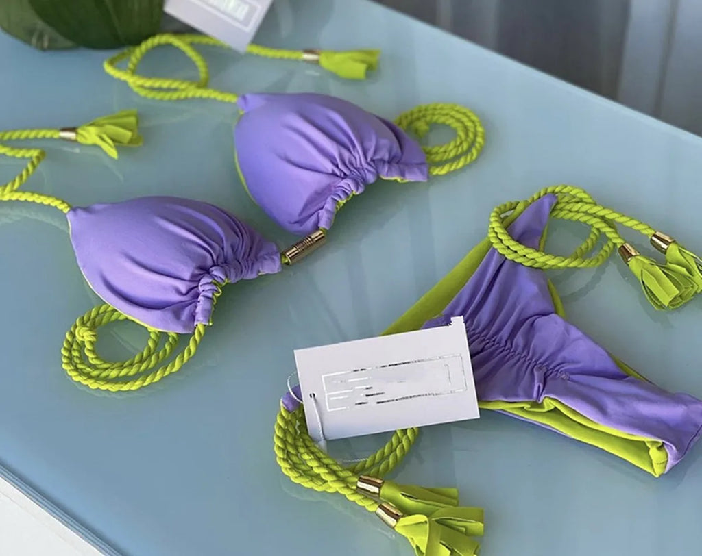 Bikini Femme & Taille Haute – 16 Coloris