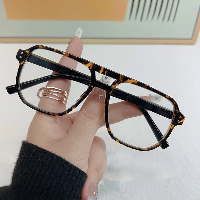 Lunettes de lecture aviateur vintage anti-lumière bleue – Plusieurs corrections