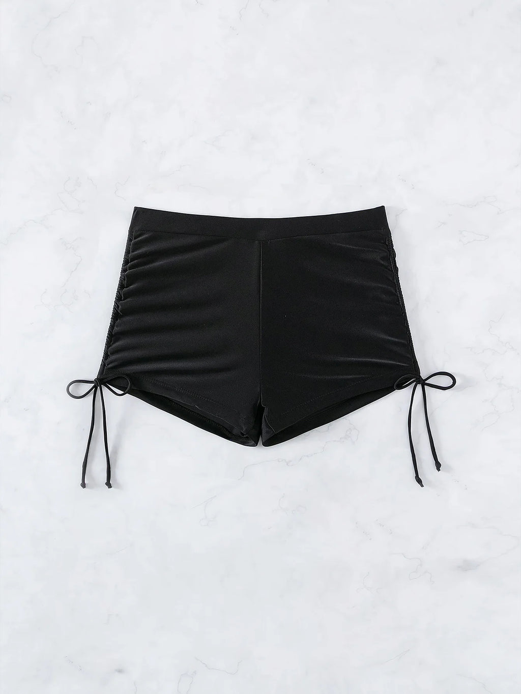 Bikini Femme 2 Pièces – Crop Top & Short Taille Haute (Plusieurs coloris)