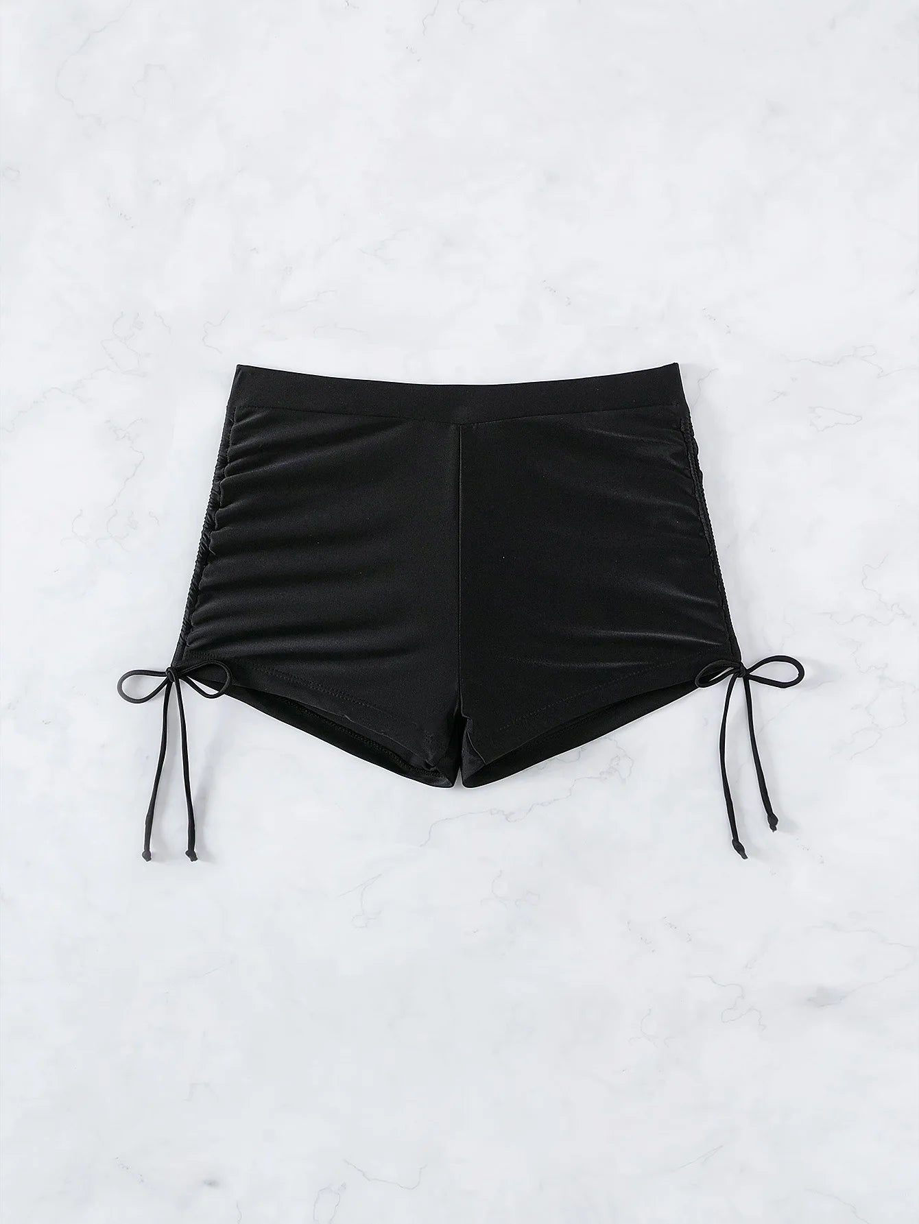 Bikini Femme 2 Pièces – Crop Top & Short Taille Haute (Plusieurs coloris)