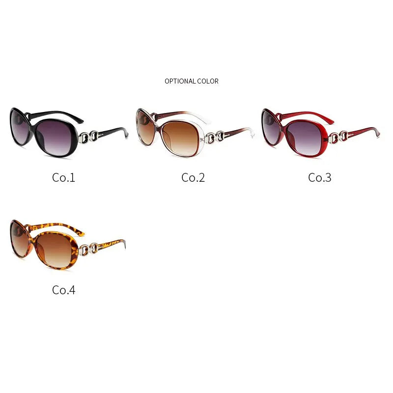 Lunettes de soleil femme ovales – Monture titane – Plusieurs coloris