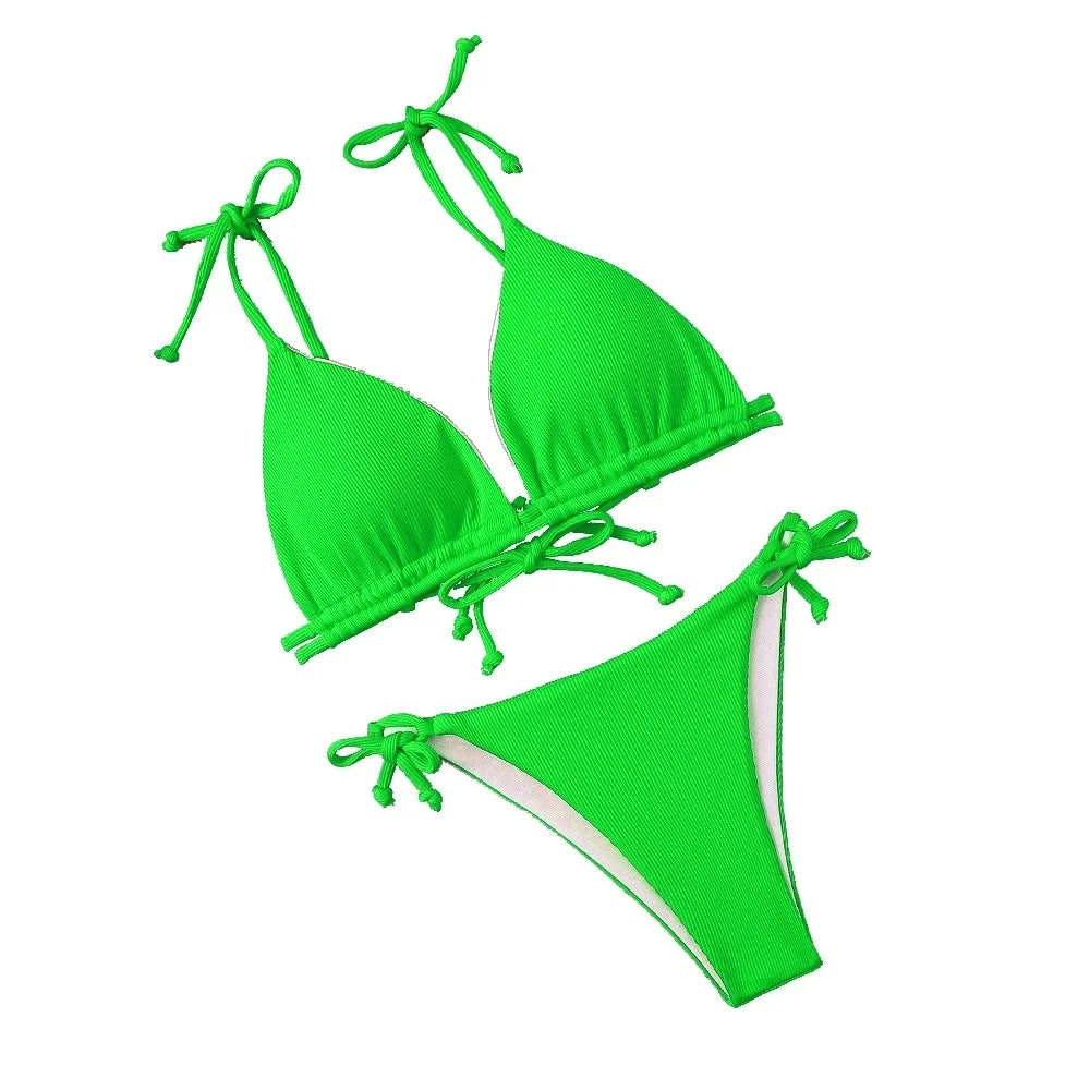 Bikini 2 Pièces – Style Brésilien -Plusieurs coloris