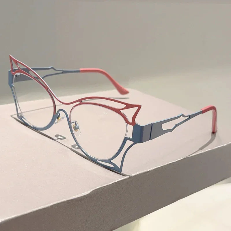 Lunettes papillon  – Anti-lumière bleue, multicolore – Plusieurs coloris
