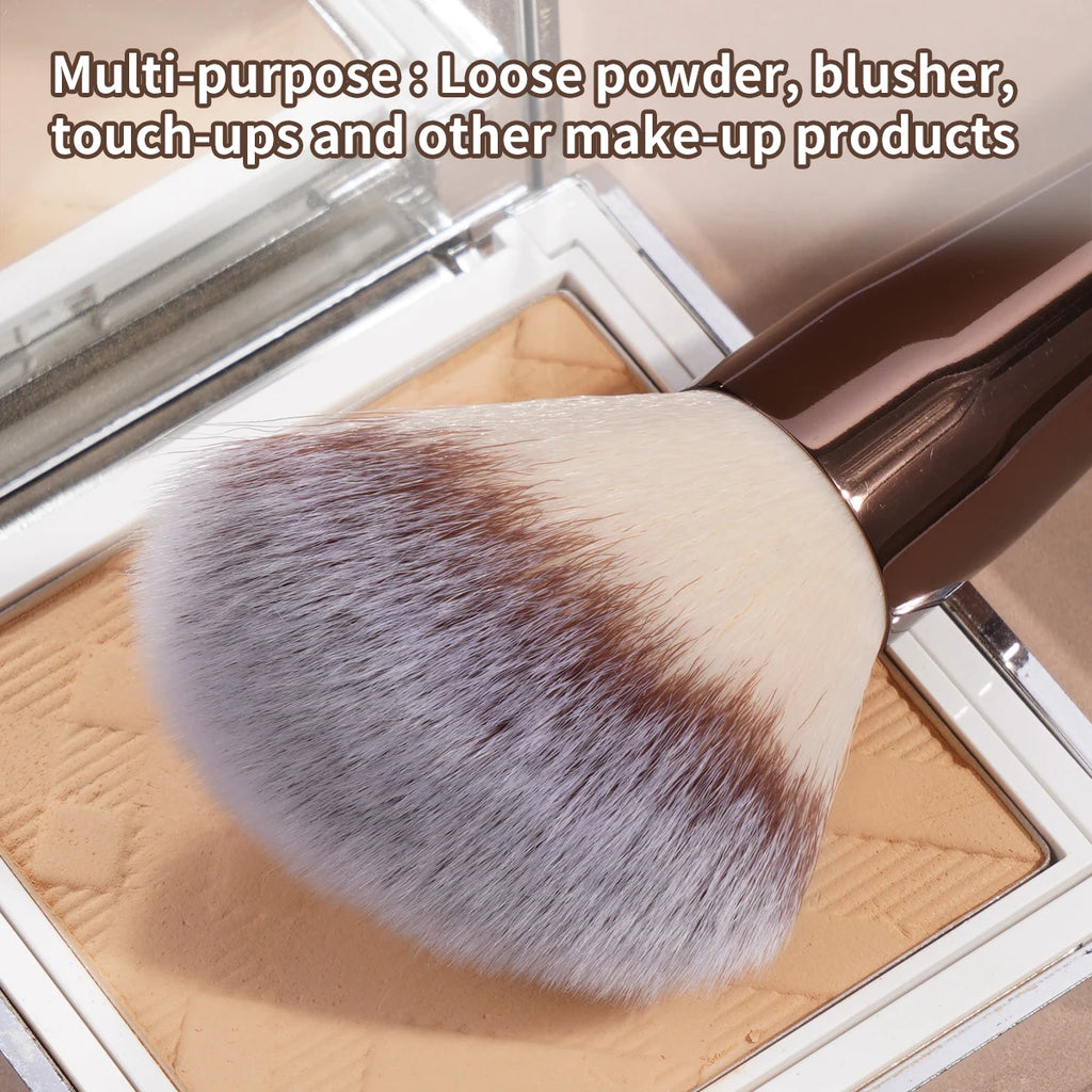 Pinceau Double Embout MAANGE – Fond de Teint, Poudre & Contouring