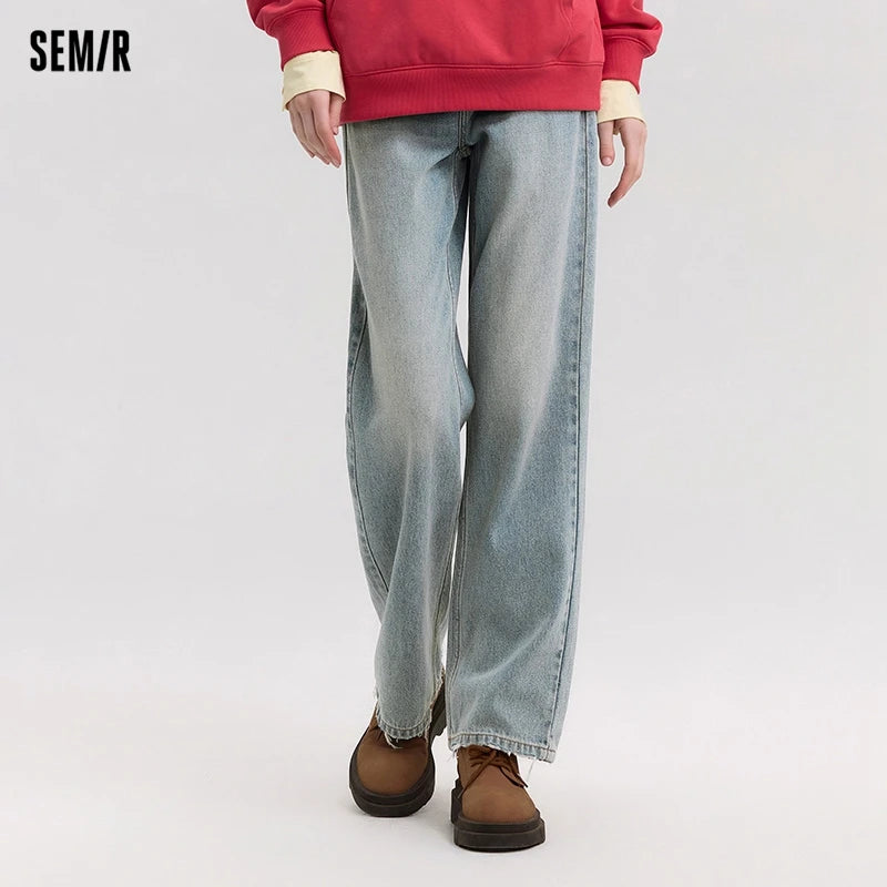 Jean Vintage Femme – Coupe Large Doux & Confortable Printemps Été -4 coloris