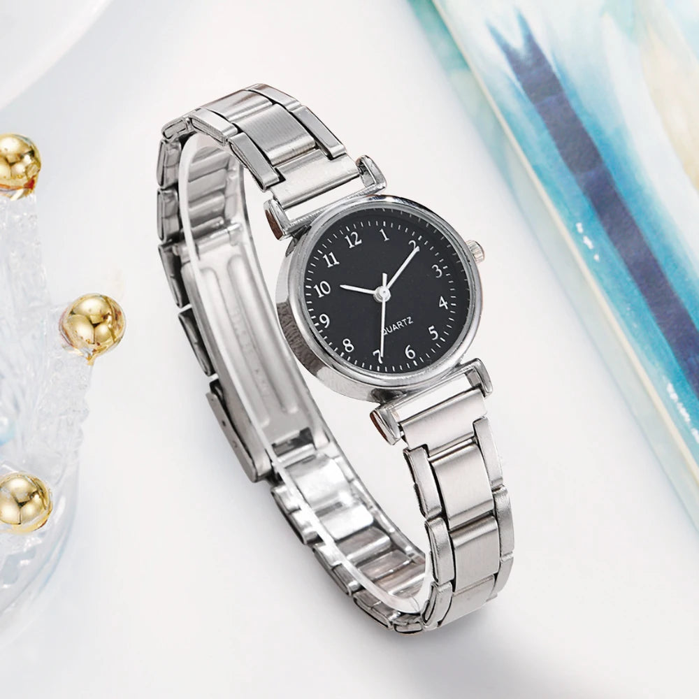 Montre femme acier – Quartz, bracelet métal – Plusieurs coloris