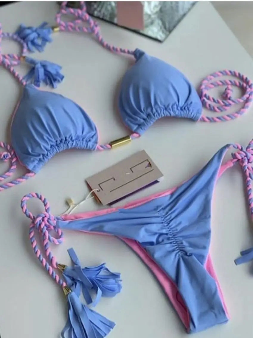 Bikini Femme & Taille Haute – 16 Coloris