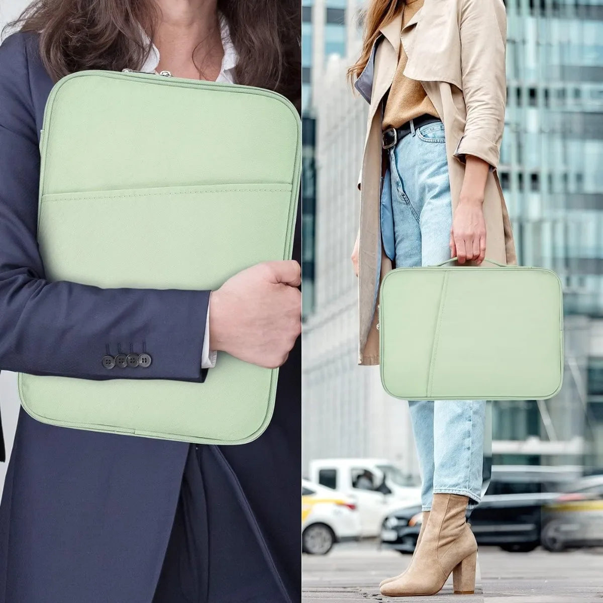 Housse pochette iPad Pro 12,9–13 pouces & iPad Air M2 – Protection antichoc, imperméable, 2 coloris