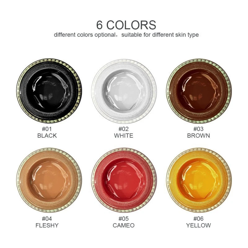 BEAUTY GLAZED 6 Colors Makeup 2 in 1 Gel Eyeliner Cream Profesional  Long Lasting Eyebrow Gel Makeup