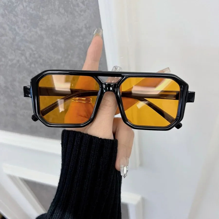 Lunettes de soleil femme carrées miroir – Plusieurs coloris