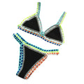 Bikini  2 Pièces – Crochet & Patchwork Style Brésilien -Plusieurs coloris