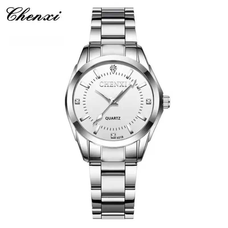 Montre femme – Quartz, acier, lumineuse – Plusieurs coloris