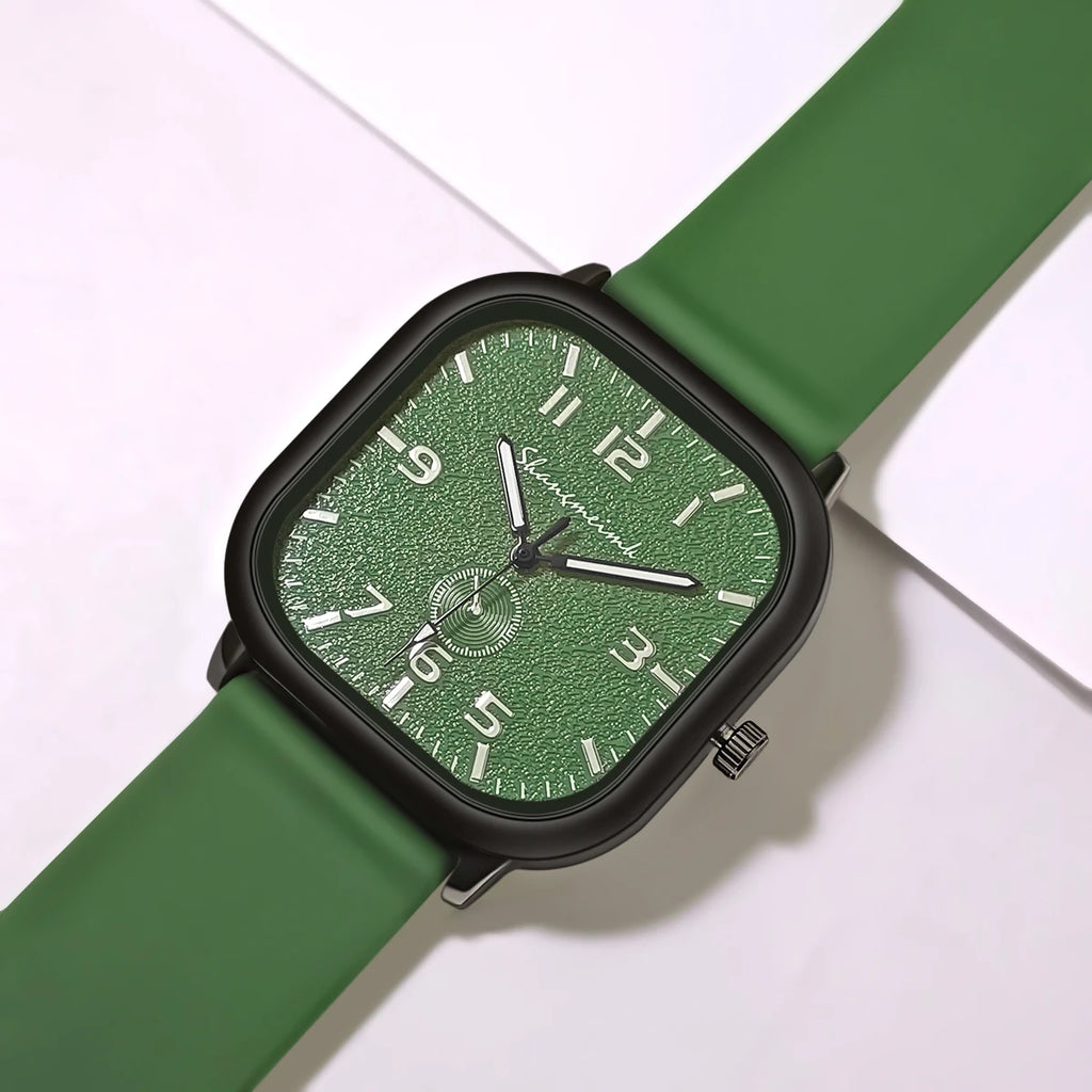 Montre femme quartz – Bracelet silicone confortable – Plusieurs coloris