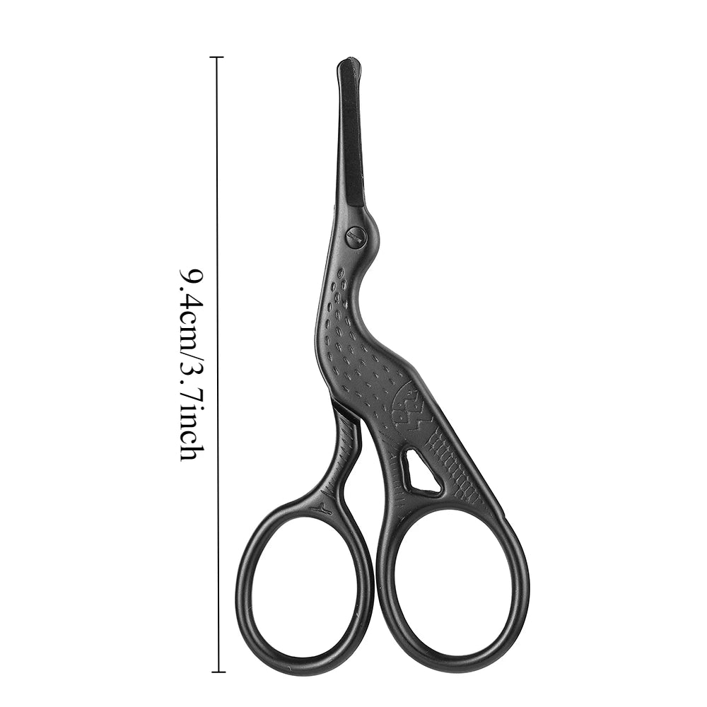 Ciseaux de Précision Visage – Sourcils, Nez, Barbe & Moustache