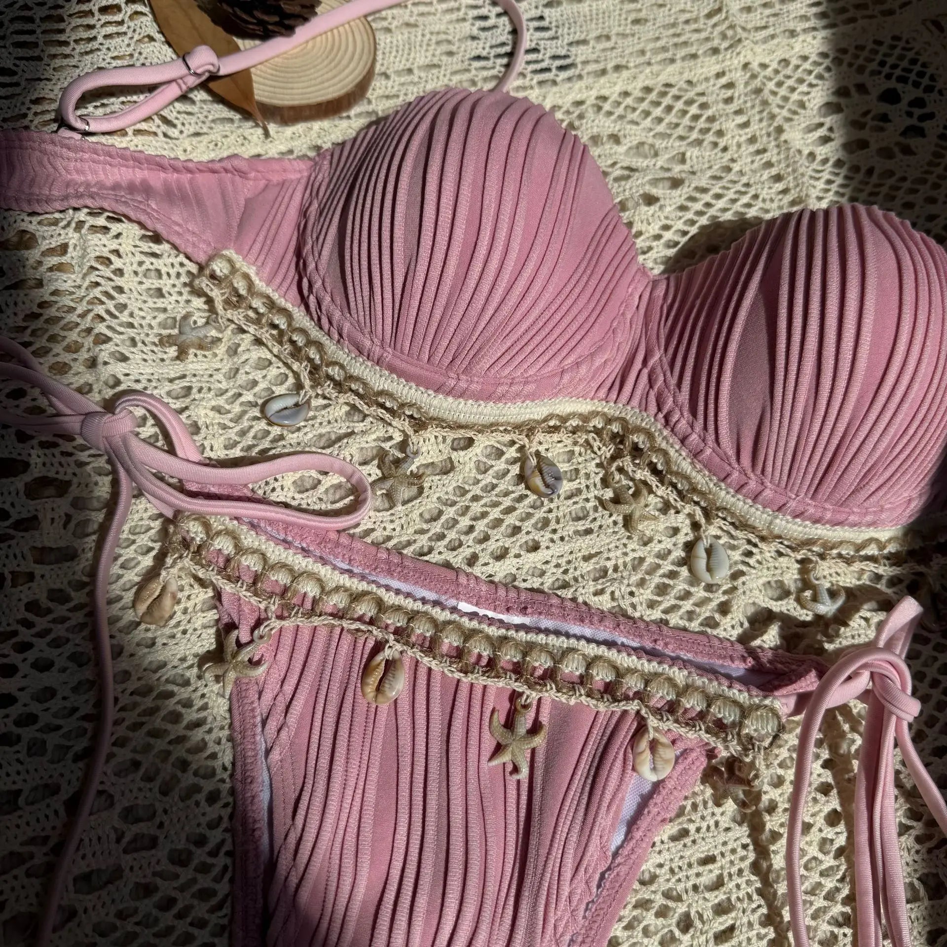 Bikini coquillage Push-Up – 5 Coloris