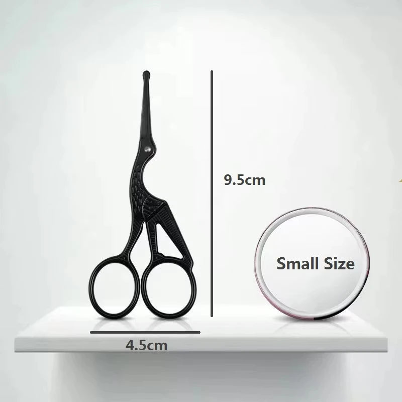 Ciseaux de Précision Visage – Sourcils, Nez, Barbe & Moustache