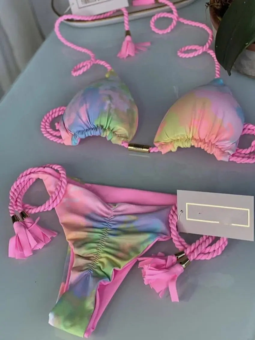Bikini Femme & Taille Haute – 16 Coloris