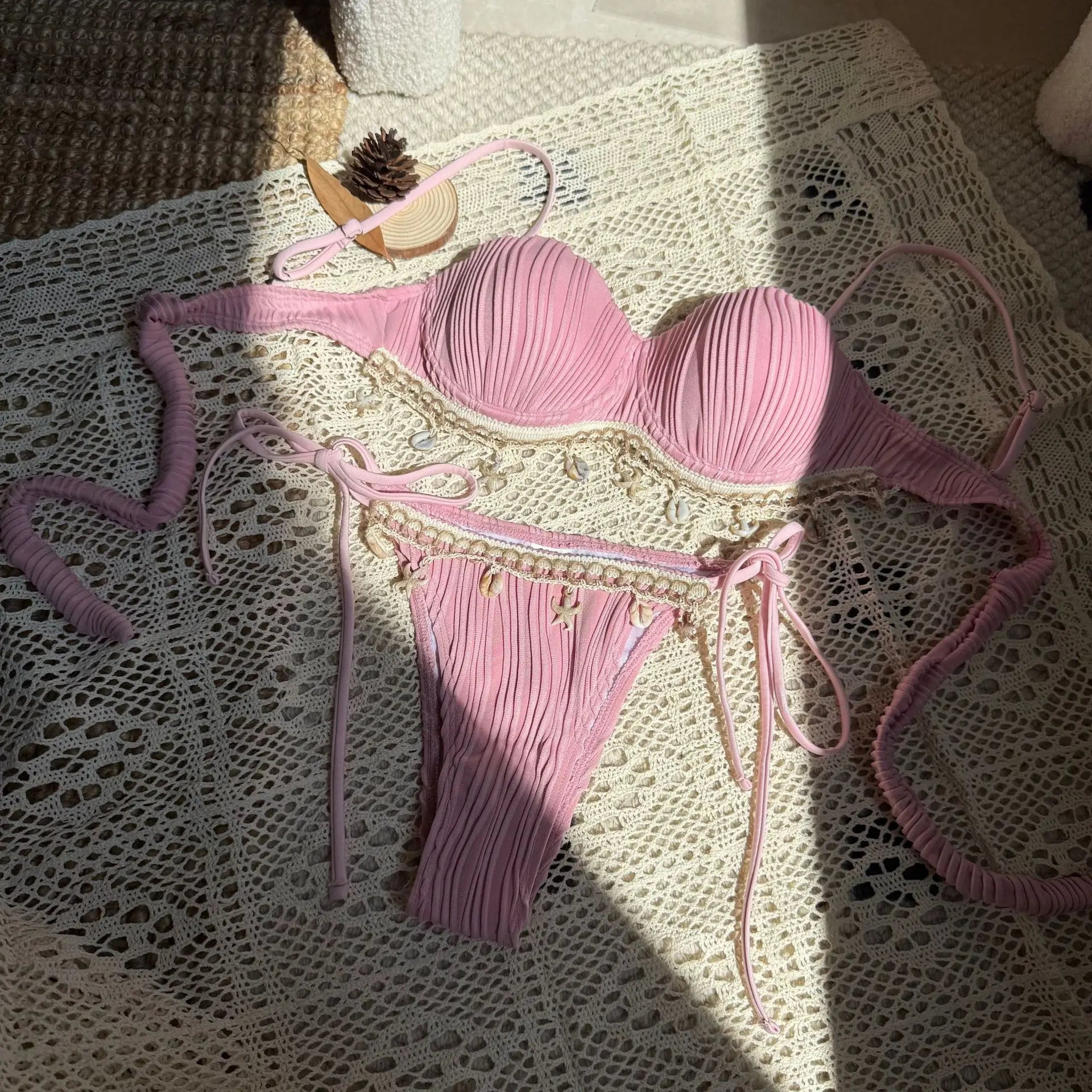 Bikini coquillage Push-Up – 5 Coloris