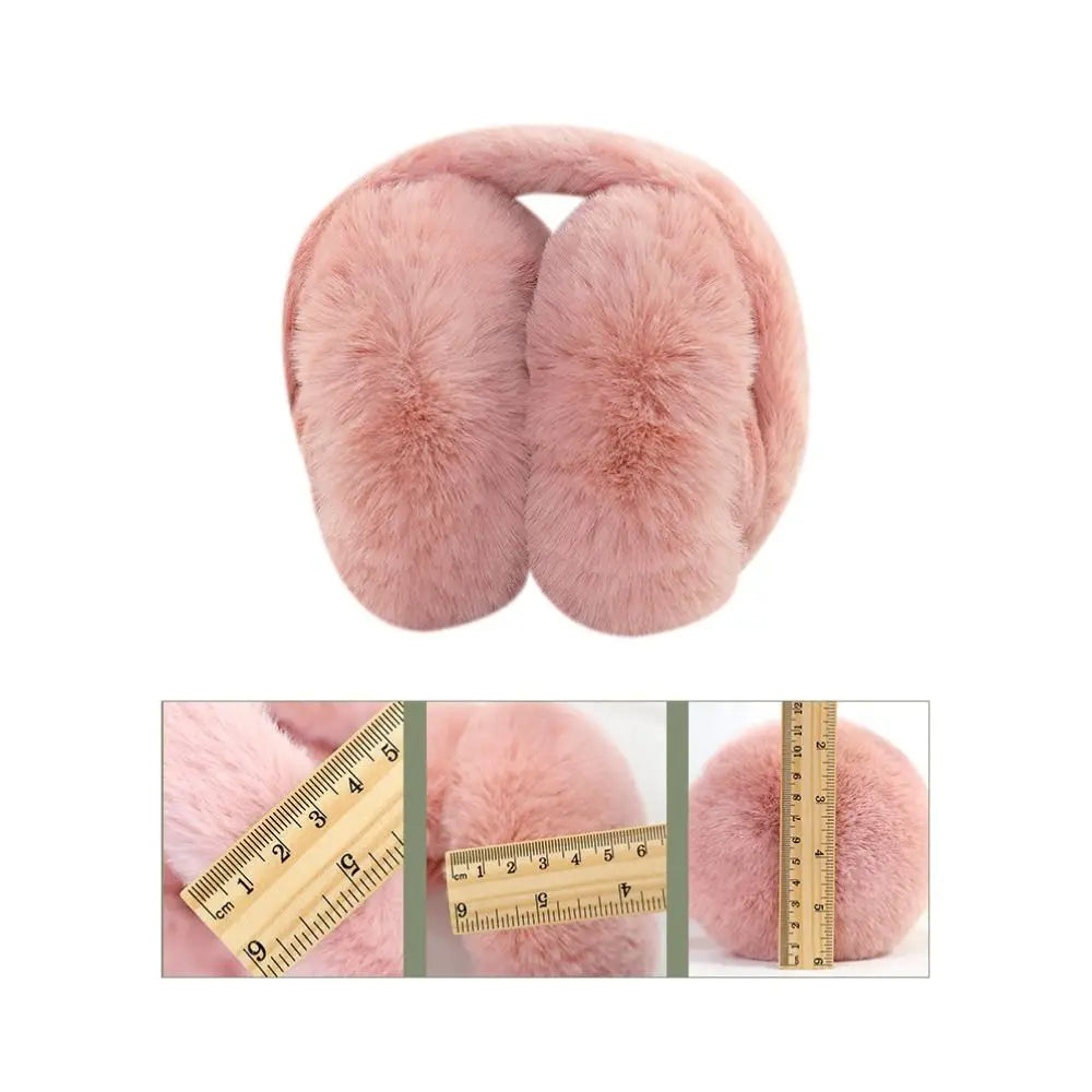 Cache-oreilles pliables unisexe – Couleur unie, épais – Plusieurs coloris