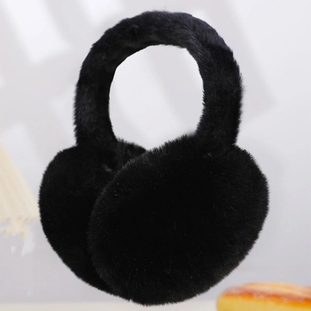Cache-oreilles peluche femme – Mignon & chaud – Plusieurs coloris
