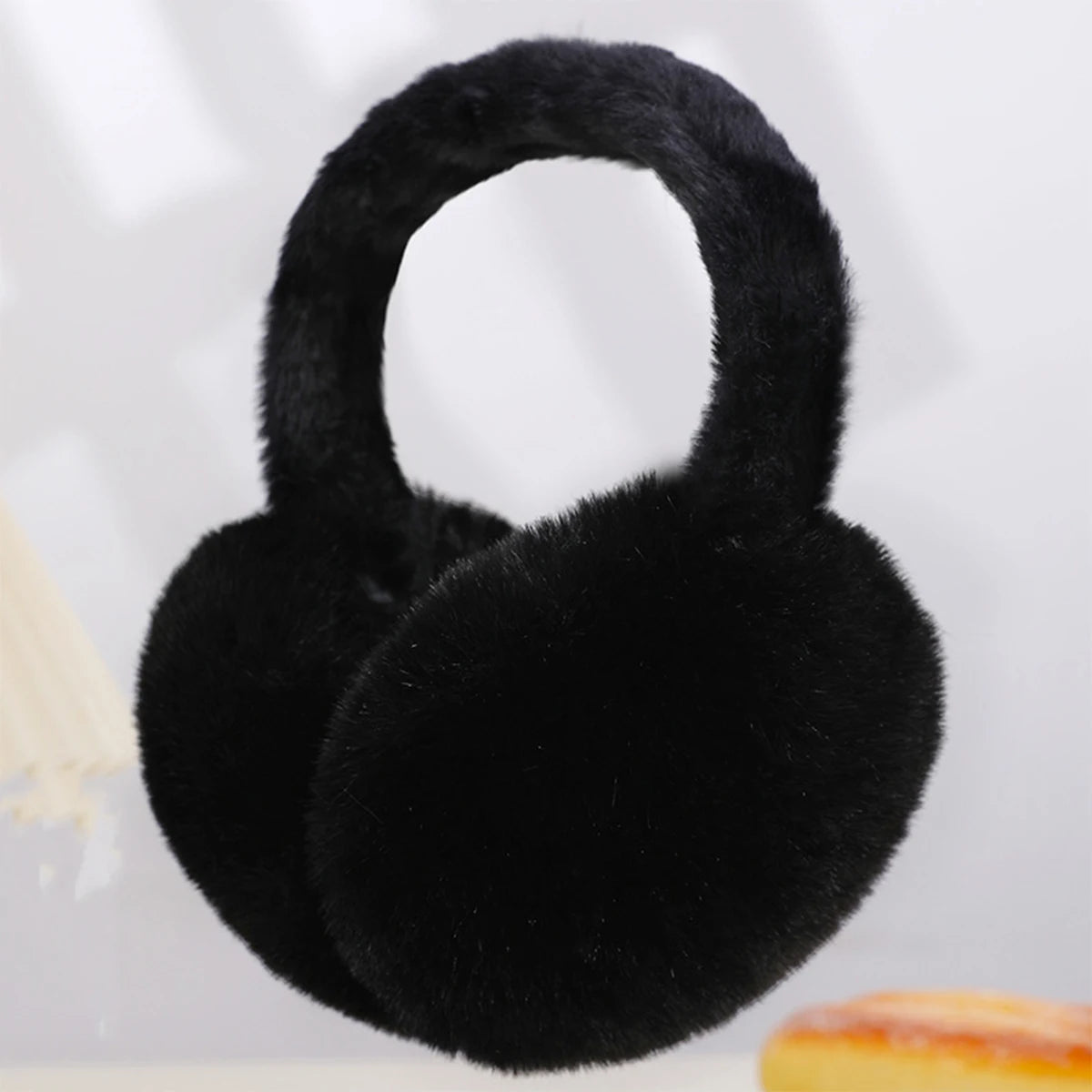 Cache-oreilles peluche femme – Mignon & chaud – Plusieurs coloris