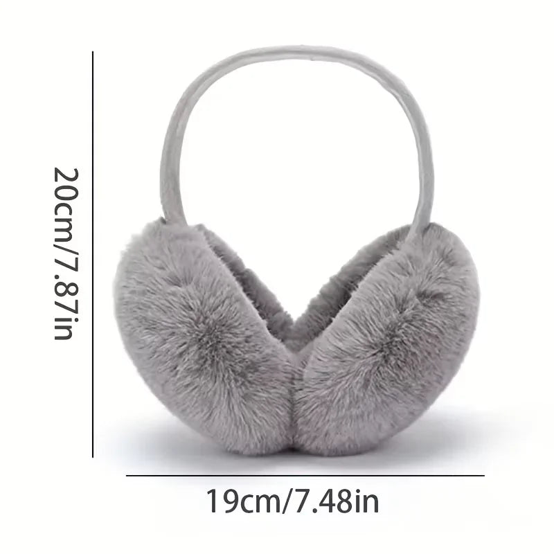 Cache-oreilles unisexe hiver – Peluche douce, protection froid, mode outdoor