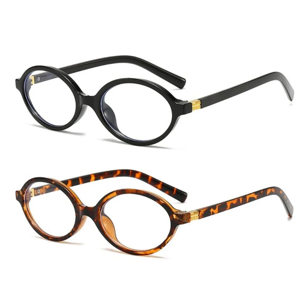 Lot de 2 lunettes ovales femme – Monture résine – Plusieurs coloris