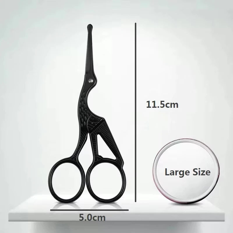 Ciseaux de Précision Visage – Sourcils, Nez, Barbe & Moustache