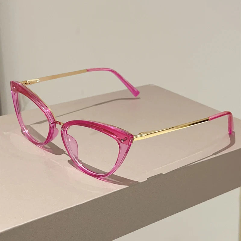 Lunettes œil de chat  – Anti-lumière bleue, couleurs candy – Plusieurs coloris