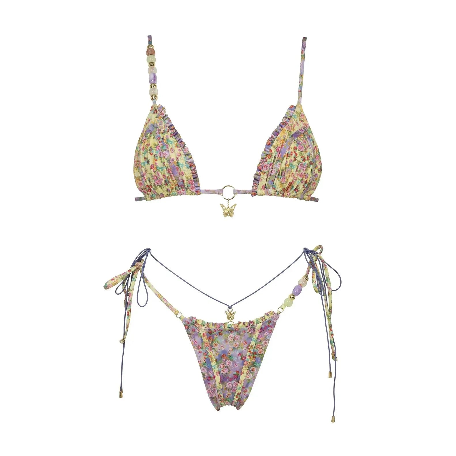 Bikini Bohème Femme  – Motif Cachemire Unique Été 2026
