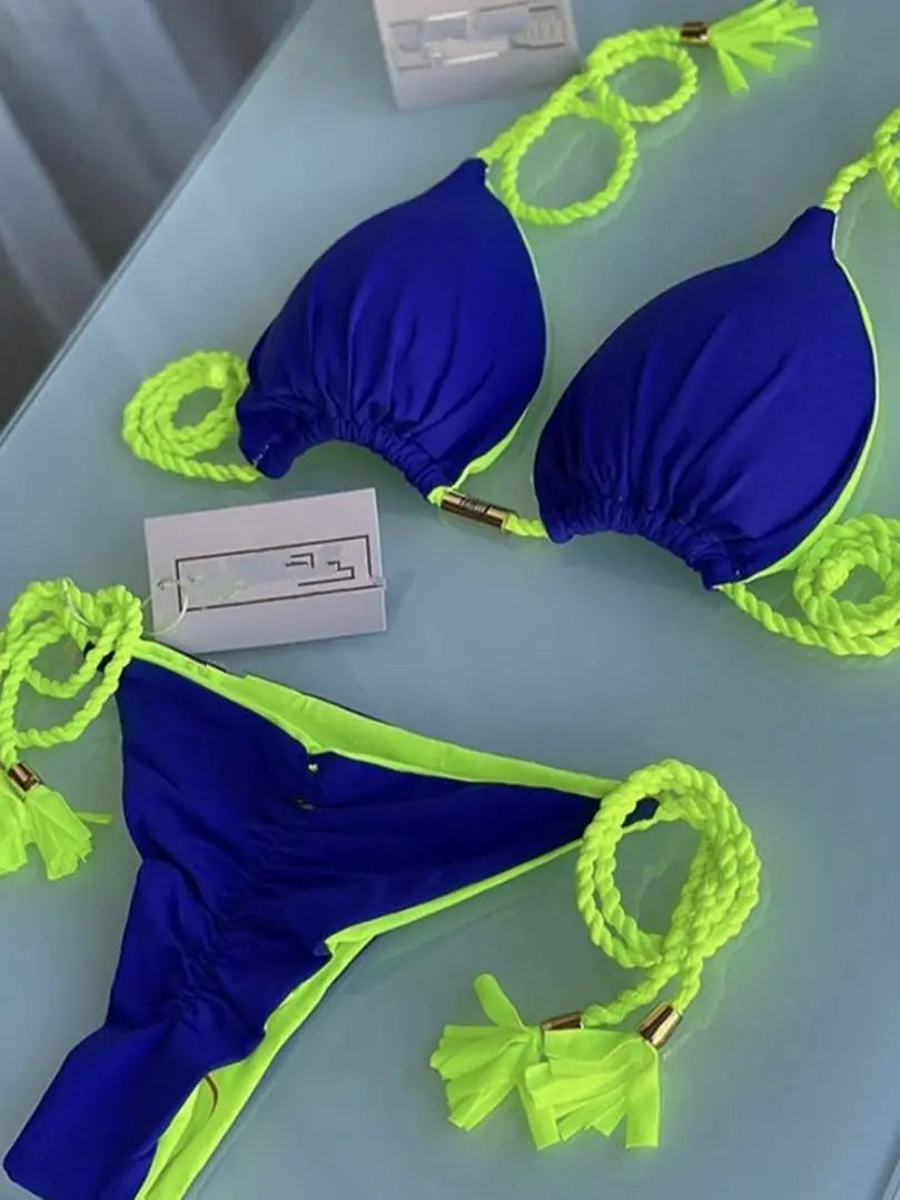 Bikini Femme & Taille Haute – 16 Coloris