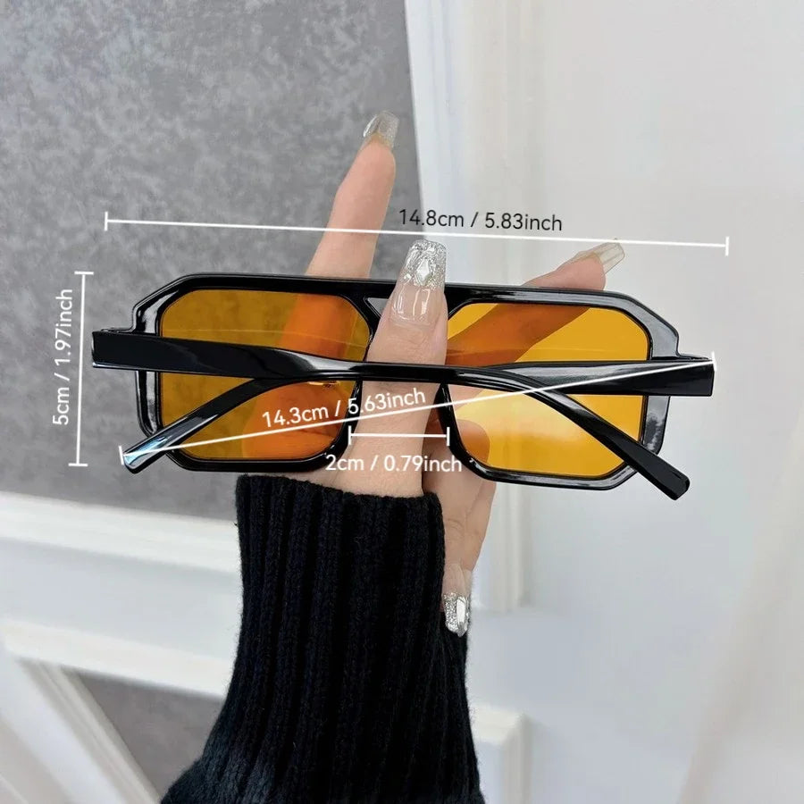 Lunettes de soleil femme carrées miroir – Plusieurs coloris