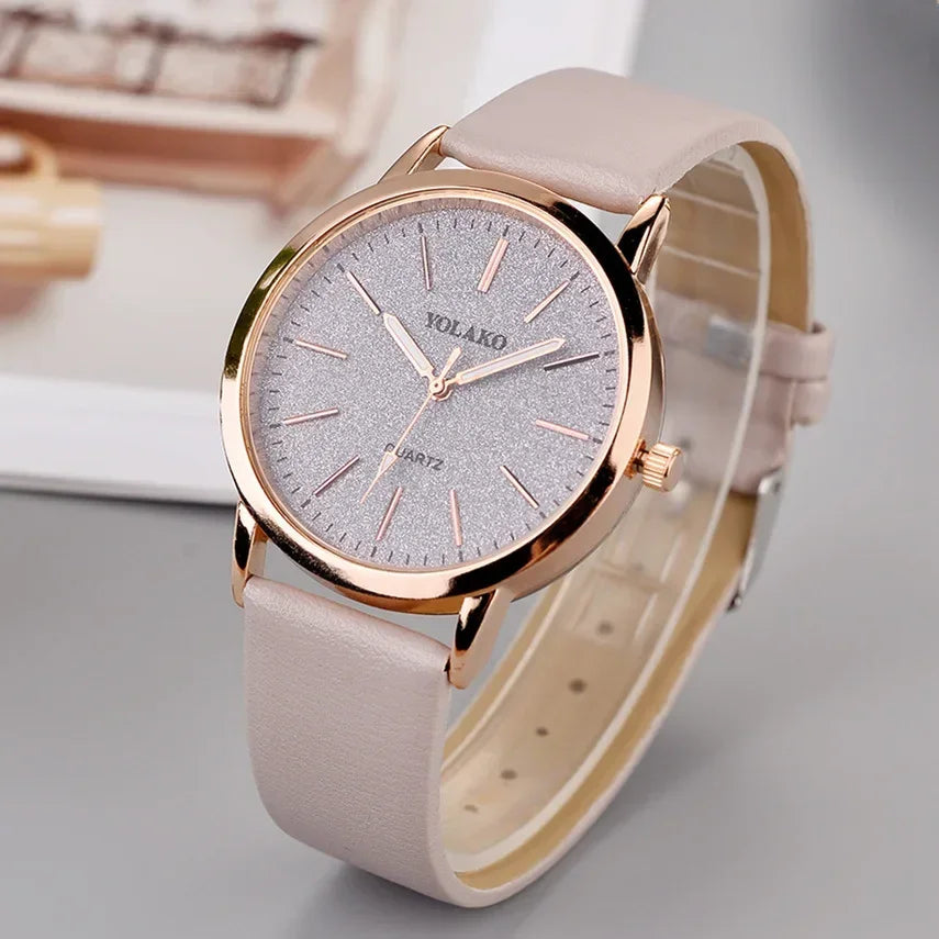 Montre femme cuir quartz – Design luxe & fashion – Plusieurs coloris