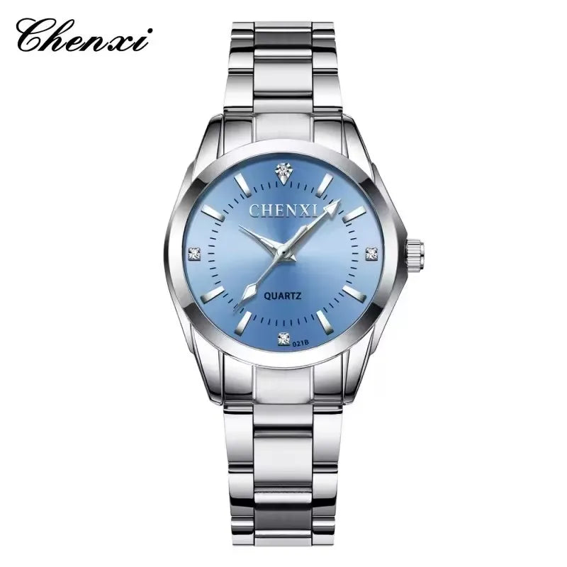 Montre femme – Quartz, acier, lumineuse – Plusieurs coloris