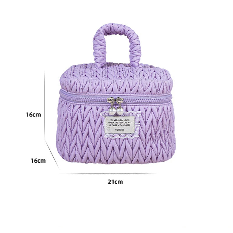 Trousse maquillage grande capacité –  voyage & quotidien 5 coloris