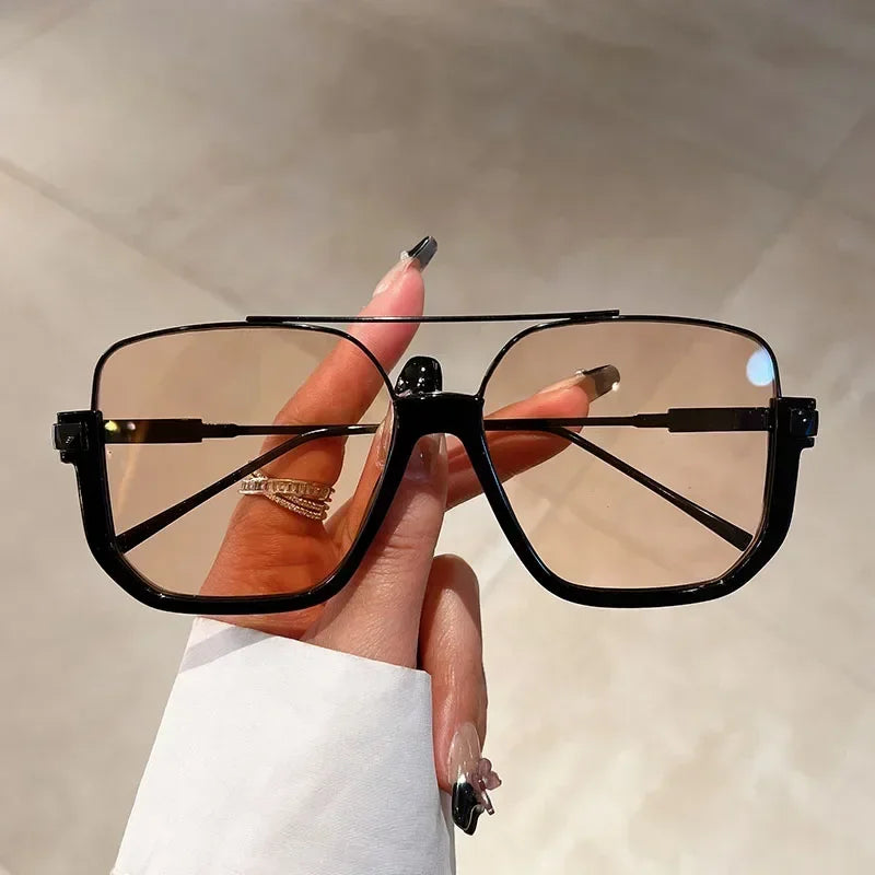 Lunettes de soleil oversize vintage unisexe – UV400 – Plusieurs coloris
