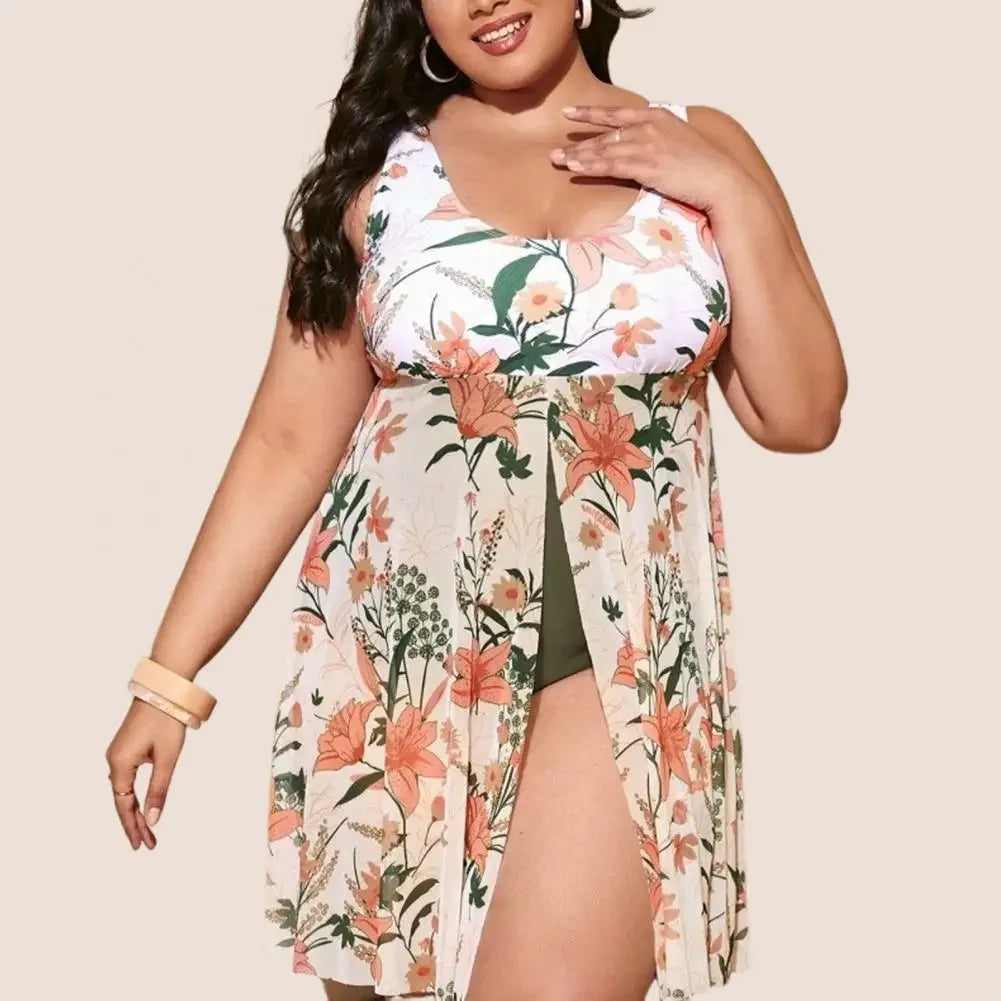 Monokini Femme Grande Taille Col Carré – 6 Coloris 1XLà 5XL