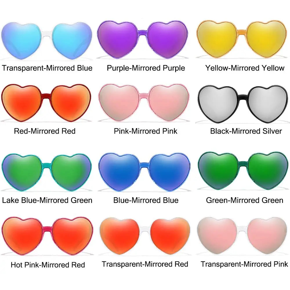Lunettes cœur femme – Style festif & coloré – 22 coloris