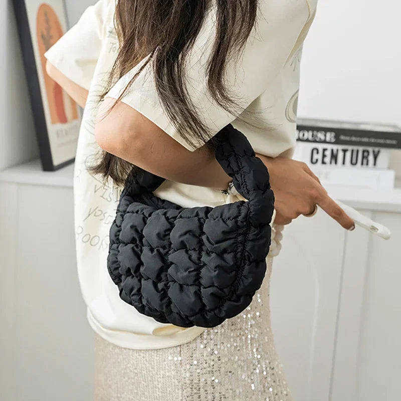 Pochette matelassée en nylon – 2 coloris