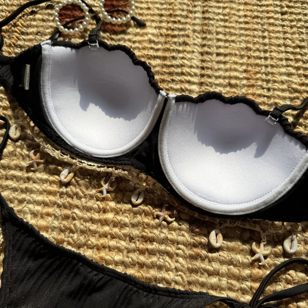 Bikini coquillage Push-Up – 5 Coloris