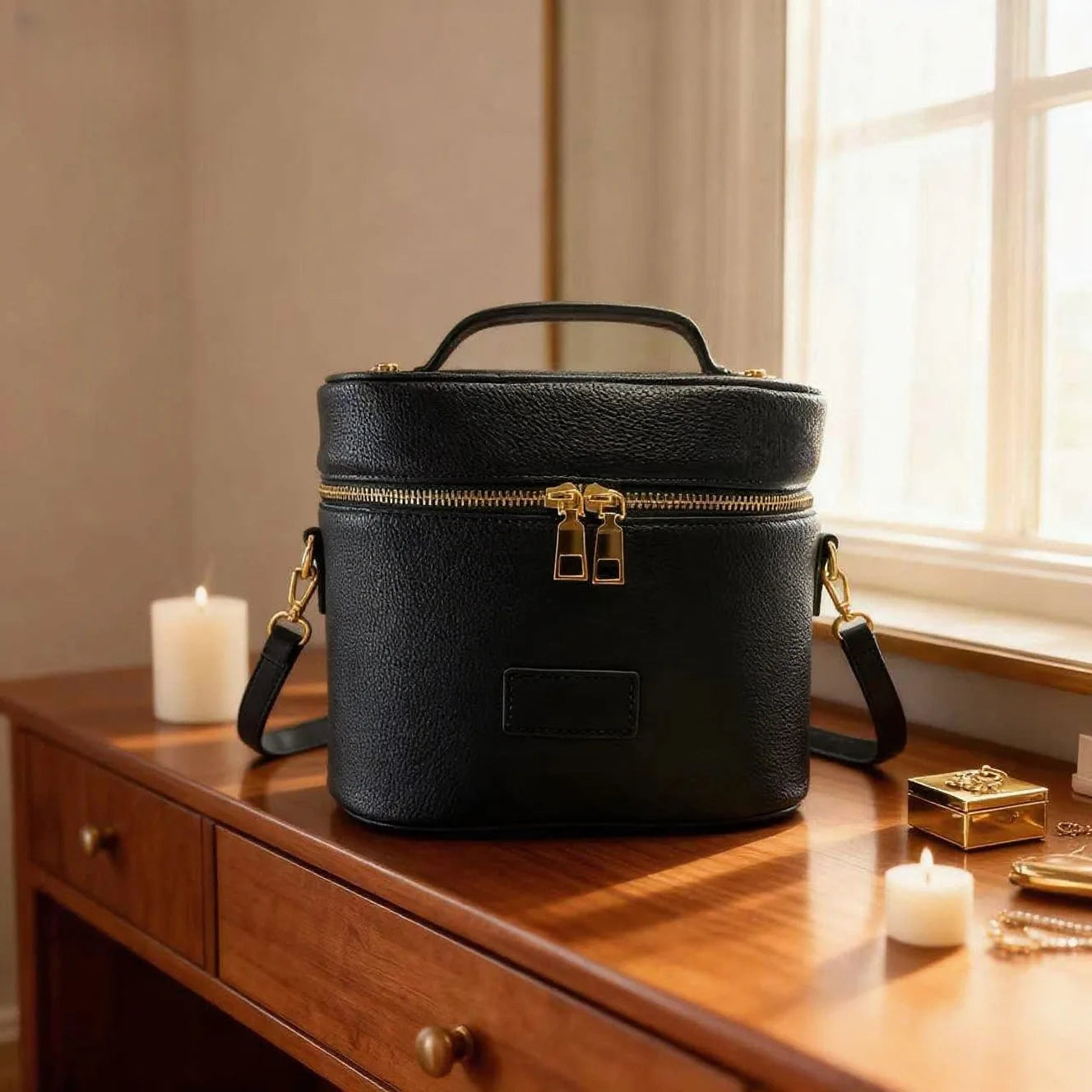 Sac à cosmétiques luxe grande capacité – 5 coloris