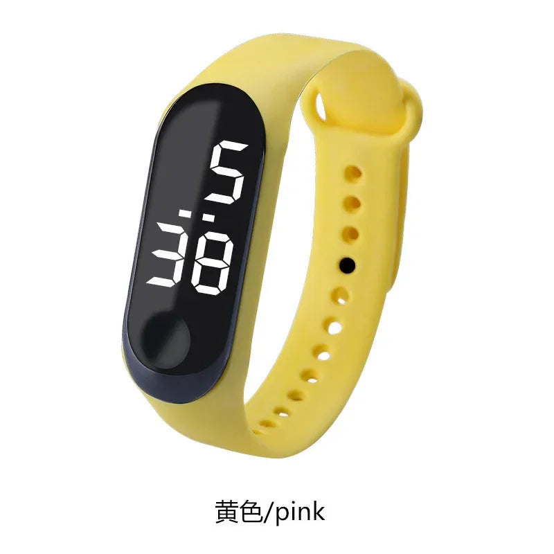 Montre digitale LED femme – Bracelet silicone sport & casual – Plusieurs coloris