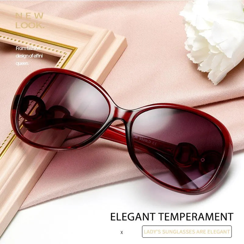 Lunettes de soleil femme ovales – Monture titane – Plusieurs coloris