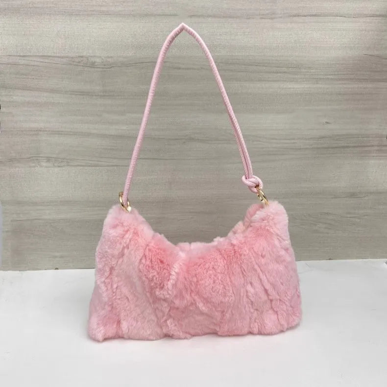 Sac à main femme doux et glamour  -  soirée & hiver, 5 coloris
