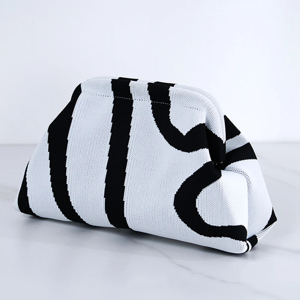 Pochette de plage en crochet – Sac été décontracté, color-block 13 coloris