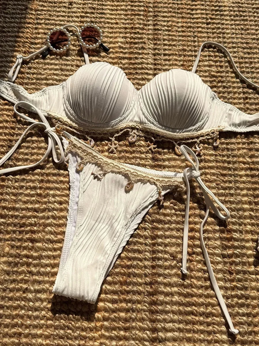Bikini coquillage Push-Up – 5 Coloris